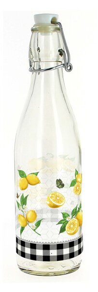 Toro Skleněná láhev s patentním uzávěrem 540ml citron