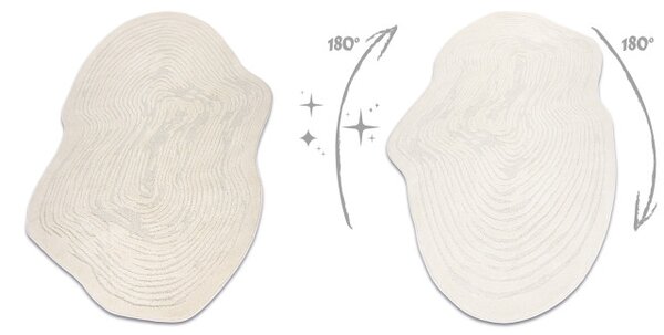 Koberec DUNE SHAPE 8058 krémový