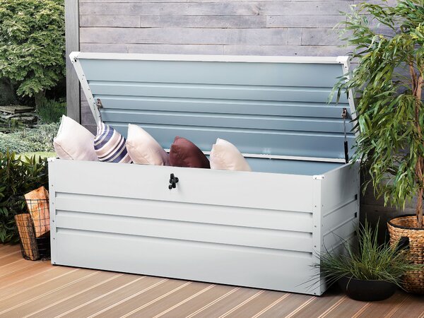 Úložný box CEBROSA 165 cm 70 cm Světle šedá