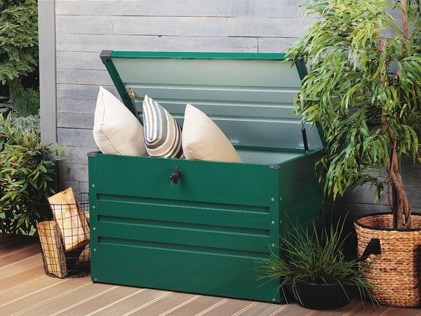 Úložný box CEBROSA 100 cm 62 cm Tmavě zelená