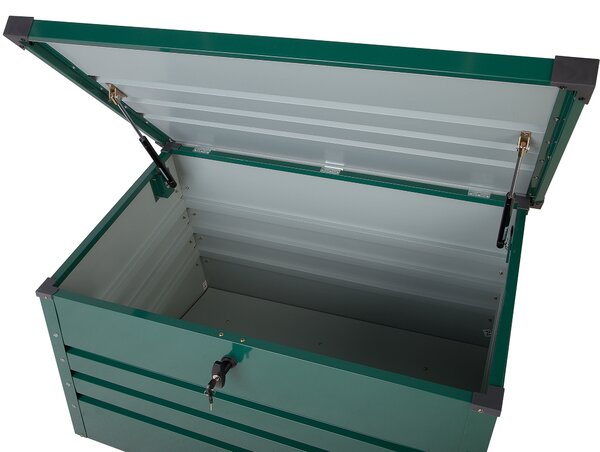 Úložný box CEBROSA 100 cm 62 cm Tmavě zelená