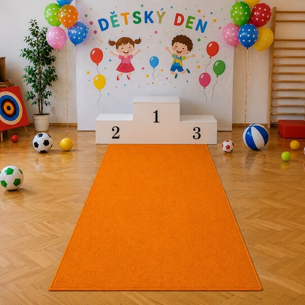 Beaulieu International Group, Běhoun Destiny 0470 Orange, 57x200, oranžová, dětský pokoj