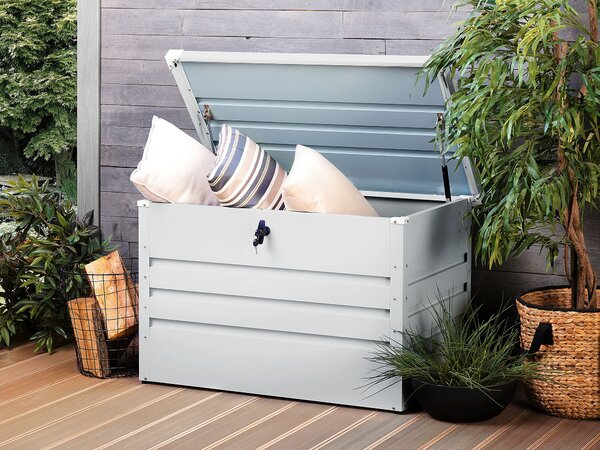 Úložný box CEBROSA 100 cm 62 cm Světle šedá