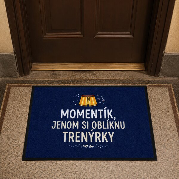 Mercury Flooring, Trenýrková rohožka 40x60 cm - na ven i na doma, 40x60, modrá