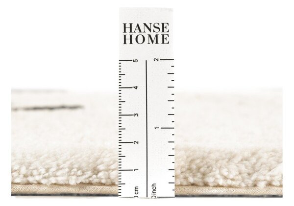 Černý/krémový pratelný/ručně tkaný bavlněný dětský koberec 103x120 cm Snuggle Patsy – Hanse Home