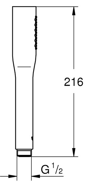 Grohe Euphoria sprchová hlavice Brushed Cool Sunrise 27400GN0