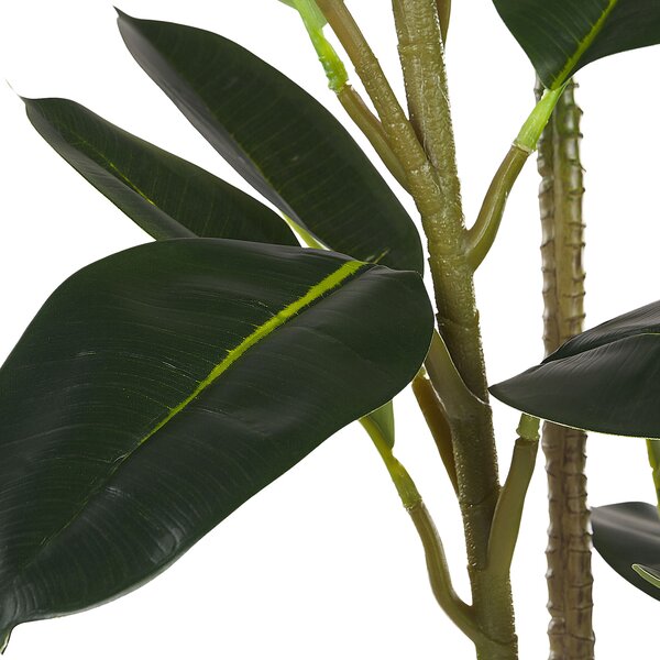 Umělá rostlina FICUS ELASTICA 134 cm Zelená