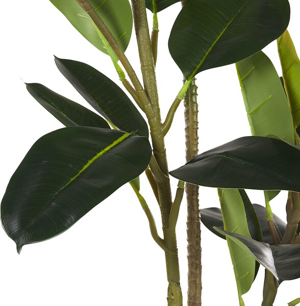 Umělá rostlina FICUS ELASTICA 134 cm Zelená