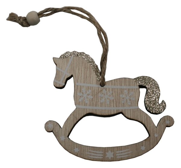 Dekorace závěsná - koník 8cm 3001014
