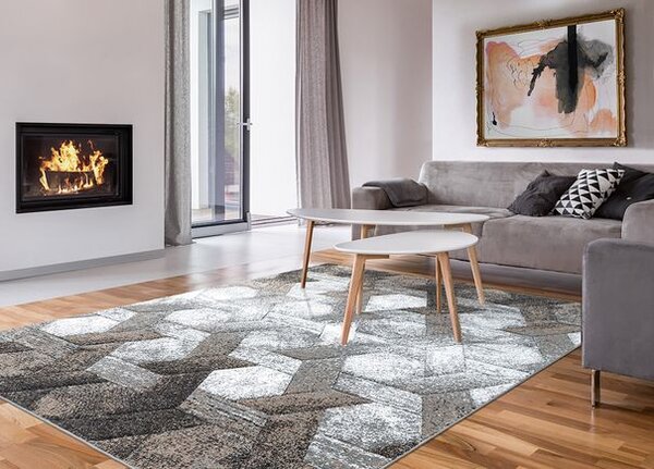 Breno Kusový koberec SWING 101 platin beige, 160x230 cm, Vícebarevné