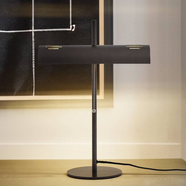 Lucande bankovní lampa Nysira, moderní, šedá metalíza, 2 světla