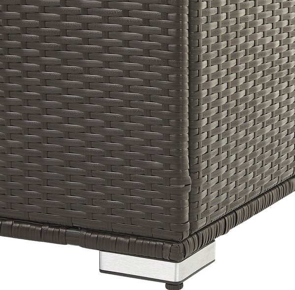 Úložný box MODENA 155 cm 75 cm Umělý ratan Hnědá