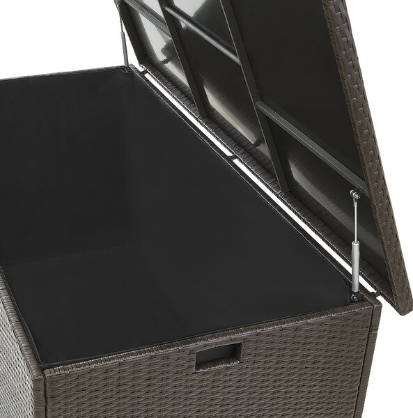 Úložný box MODENA 155 cm 75 cm Umělý ratan Hnědá