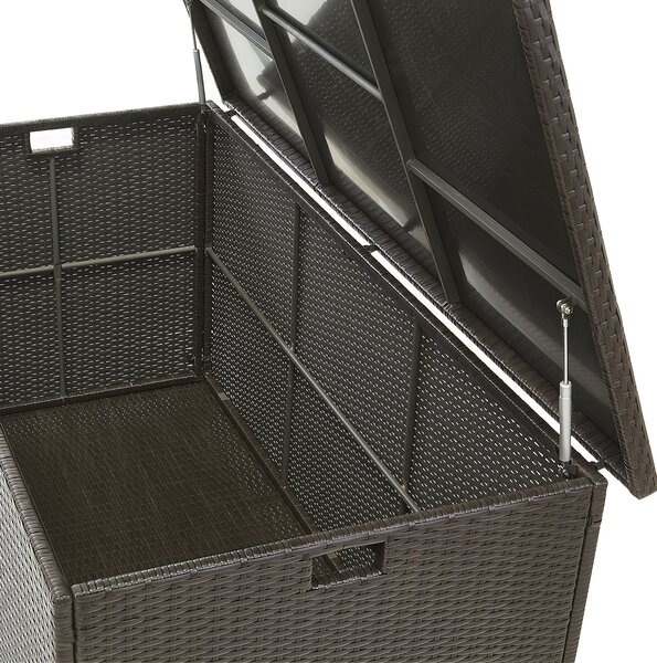 Úložný box MODENA 155 cm 75 cm Umělý ratan Hnědá