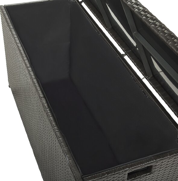 Úložný box MODENA 126 cm 46 cm Hnědá