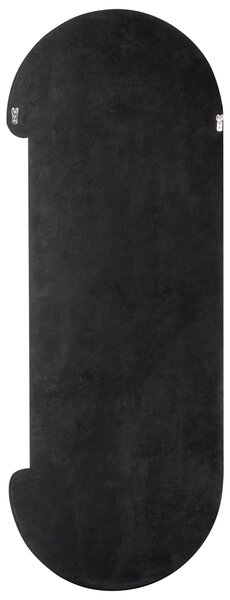 Zrcadlo LOCHES 54 cm 158 cm Umělý samet Černá