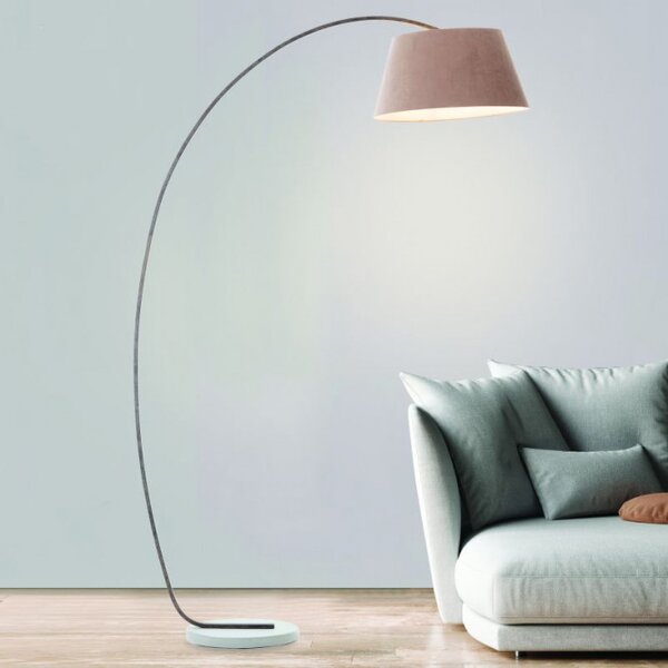 Brilliant 92712/20 Oblouková stojací lampa BROK