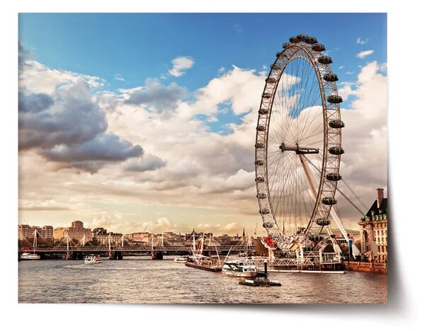 Sablio Plakát London eye - 60x40 cm