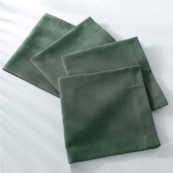 Nemačkavý ubrus khaki 150x150 cm