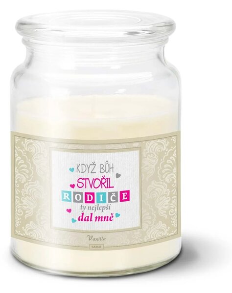 Sablio Svíčka Když Bůh stvořil rodiče - 500 g