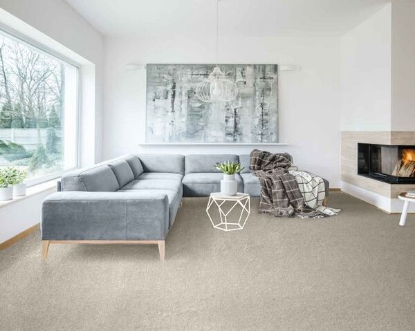 Breno Metrážový koberec OMNIA 33 – béžový, šíře 400 cm