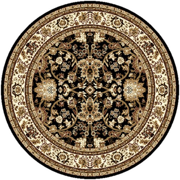 Kusový koberec TEHERAN T-117 brown kruh Kruh Ø 160 cm