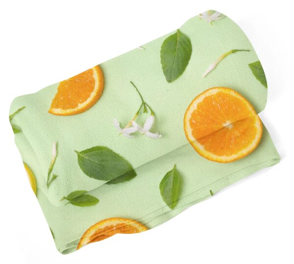 Sablio Deka Citrus a květ - 150x120 cm