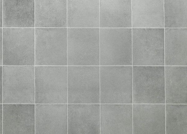 Breno PVC SMARTEX London 970M – šedé dlaždice, šíře 100 cm