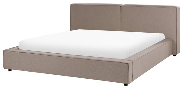 Postel Tkanina LINARDS 180 x 200 cm Taupe
