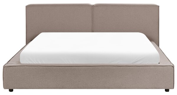 Postel Tkanina LINARDS 180 x 200 cm Taupe