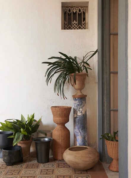 Ferm Living designové květináče Spun Alu Vase