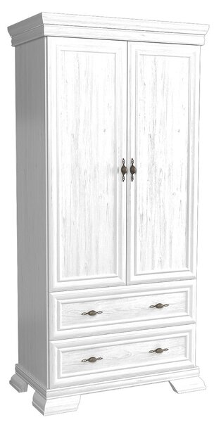 KORA a | šatní skříň KS1 se zásuvkami a šatní tyčí | 88 cm | andersen