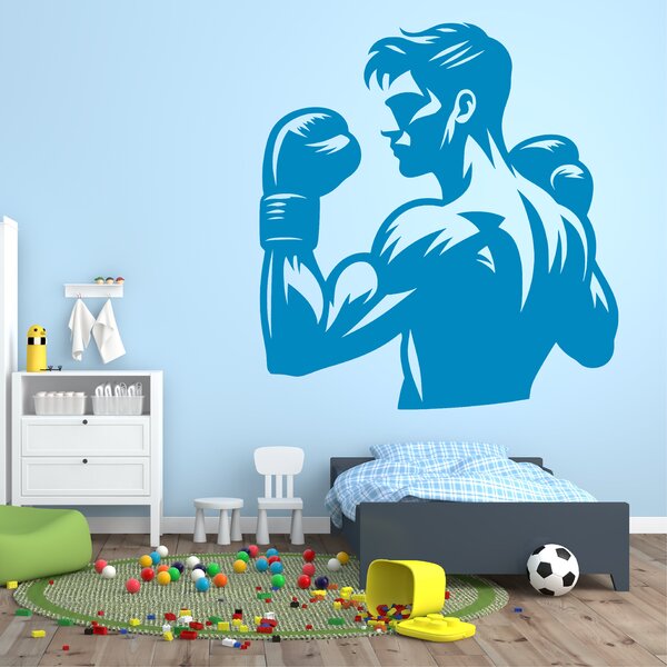 Živá Zeď Samolepka Boxer Barva: černá