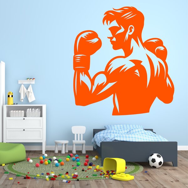 Živá Zeď Samolepka Boxer Barva: černá