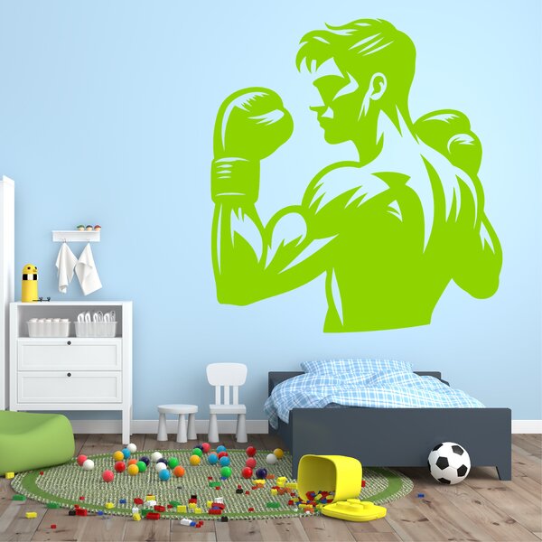 Živá Zeď Samolepka Boxer Barva: černá