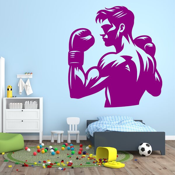 Živá Zeď Samolepka Boxer Barva: černá