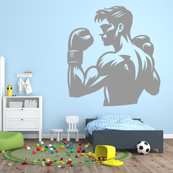 Živá Zeď Samolepka Boxer Barva: černá