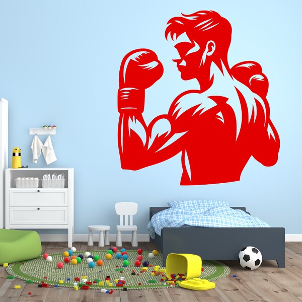 Živá Zeď Samolepka Boxer Barva: černá