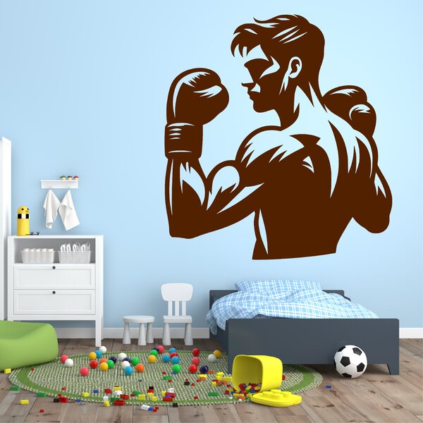 Živá Zeď Samolepka Boxer Barva: černá