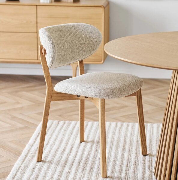 -25 % Dny MOMENTI– Nordic Living Béžová jídelní židle Dunkri