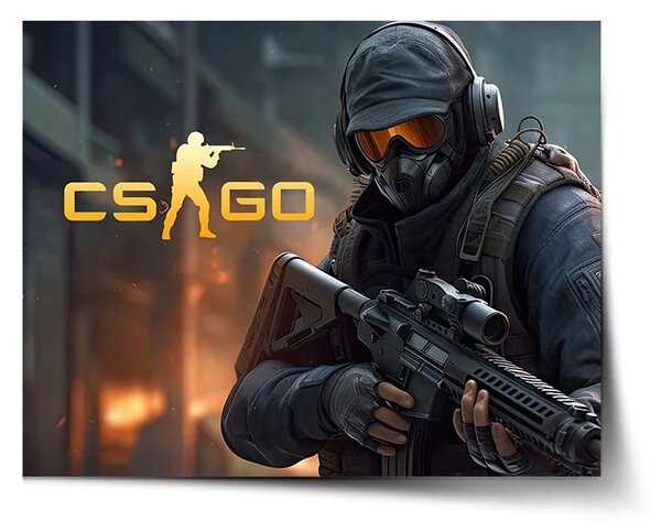 Sablio Plakát CS:GO Voják 2 - 60x40 cm