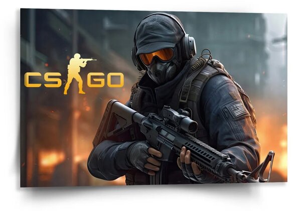 Sablio Obraz CS:GO Voják 2 - 120x80 cm