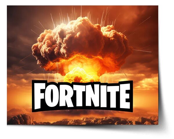 Sablio Plakát FORTNITE Exploze - 60x40 cm