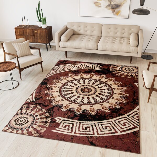 Makro Abra Kusový koberec CHEAP K870A hnědý Rozměr: 80x150 cm
