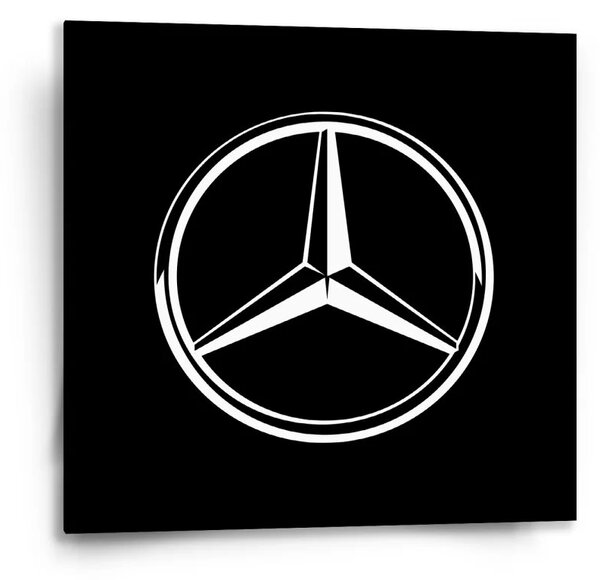 Sablio Obraz Logo 2 Černá - 50x50 cm
