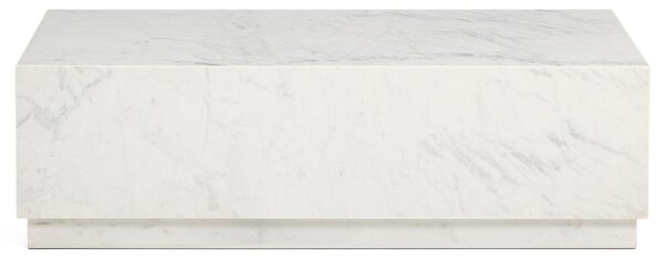 Kave Home Bílý mramorový konferenční stolek Sorein 100 x 50 cm