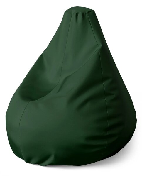 Sablio Sedací vak Pear Lesní zelená - 70 x 95 x 15 cm