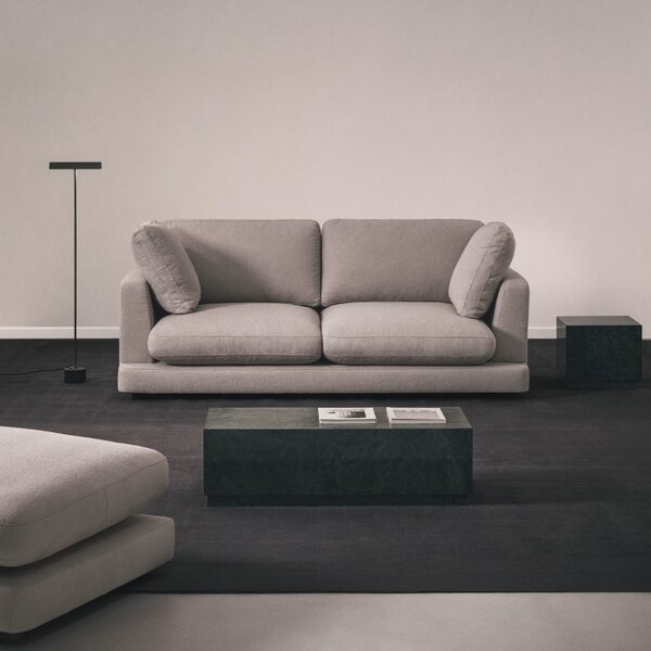 Kave Home Tmavě zelený mramorový konferenční stolek Sorein 100 x 50 cm