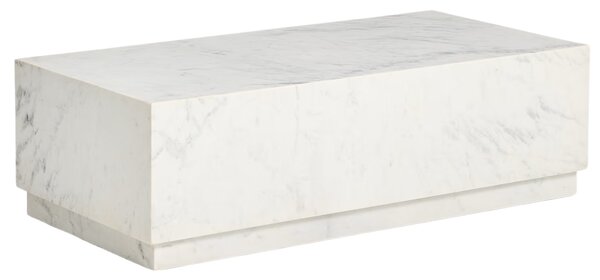 Kave Home Bílý mramorový konferenční stolek Sorein 100 x 50 cm