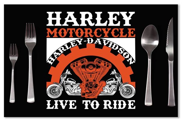 Sablio Prostírání Harley-Davidson Live to ride: 40x30cm